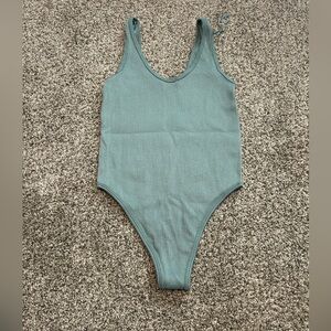 Zara Blueish Green One Piece Bodysuit Size XS-S